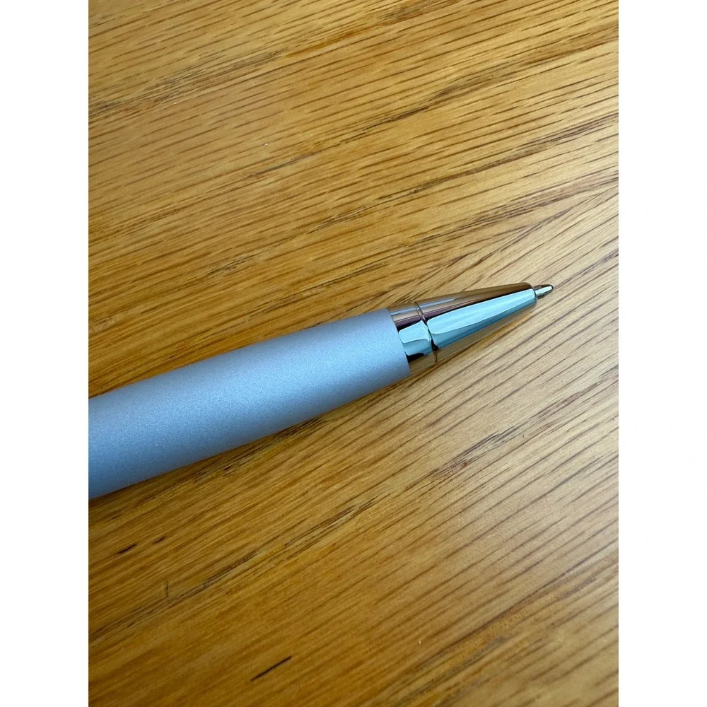 CROSS Ballpoint Pen Unisex Silver Satin Chrome Accenture Logo OS